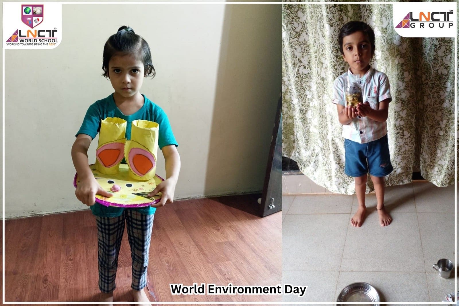 WORLD ENVIRONMENT WEEK Our pledge week at LWS   Day 3- REDUCE WASTE.