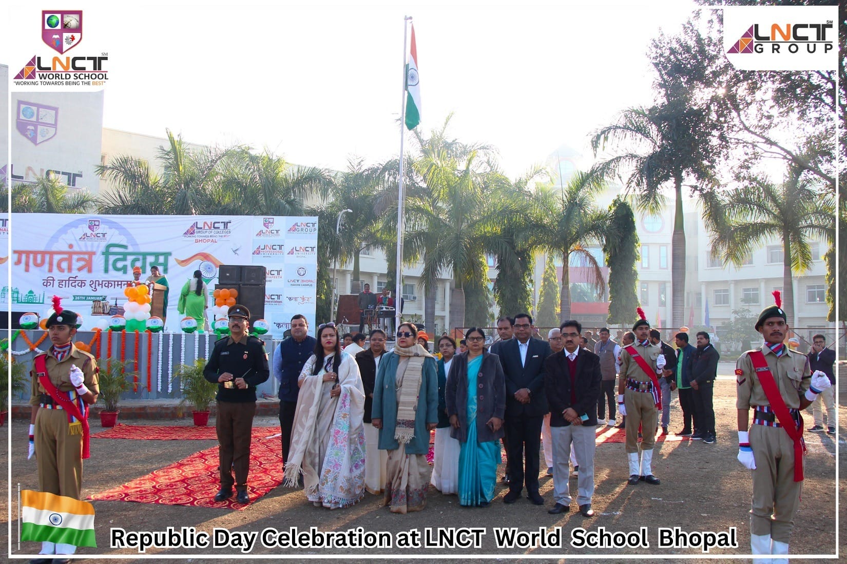 Republic Day celebration at LNCTWorldSchoolBhopal